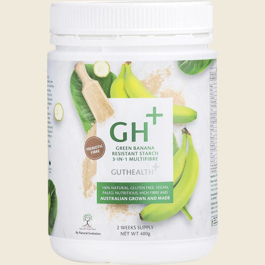Natural Evolution GH+ Green Banana Resistant Starch 3-in-1 Multifibre 400g