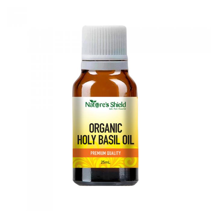 Natures Shield Organic Essential Oil Holy Basil 25ml