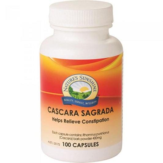 Natures Sunshine Cascara Sagrada 400mg 100c