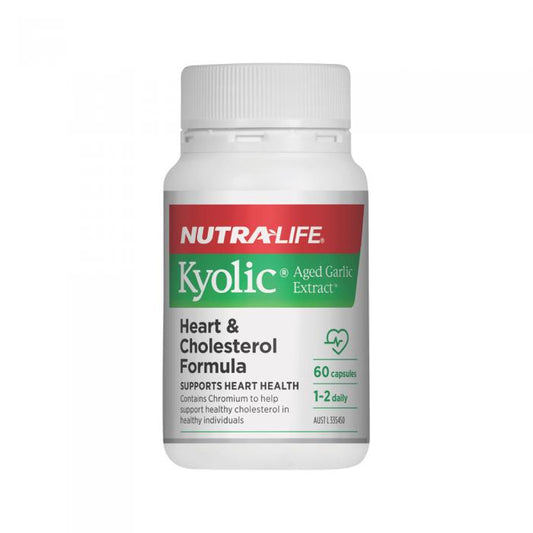 Nutralife Kyolic (aged Garlic Extract) Heart & Cholesterol Formula 60c