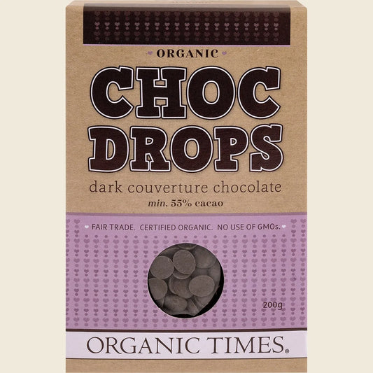 Choc Drops Dark Couverture Drops 200g
