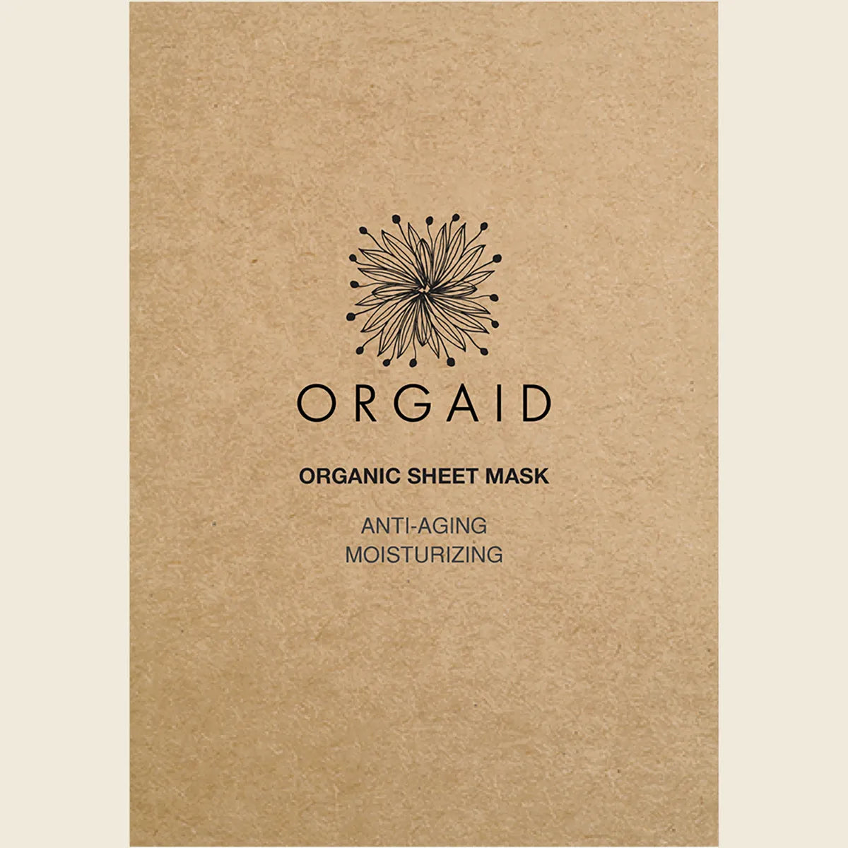 Orgaid Organic Sheet Mask Anti-Aging & Moisturizing 24ml