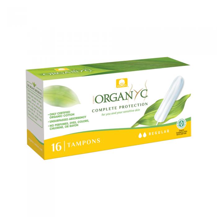 Organyc Organic Tampons Regular X 16 Pack