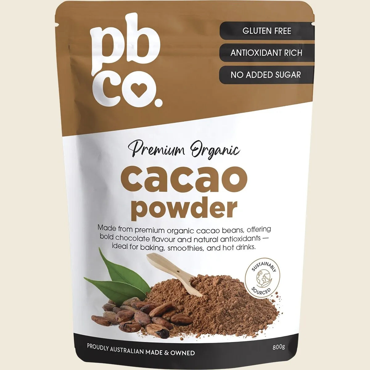 Pbco Organic Cacao Powder 800g