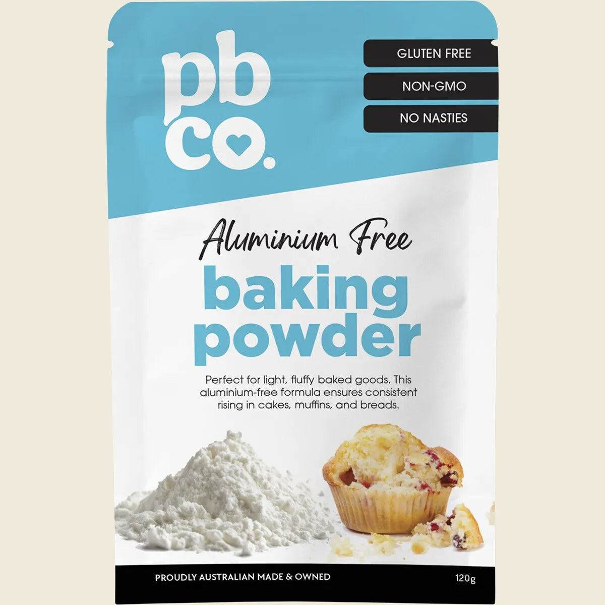 Aluminium Free Baking Powder 120g