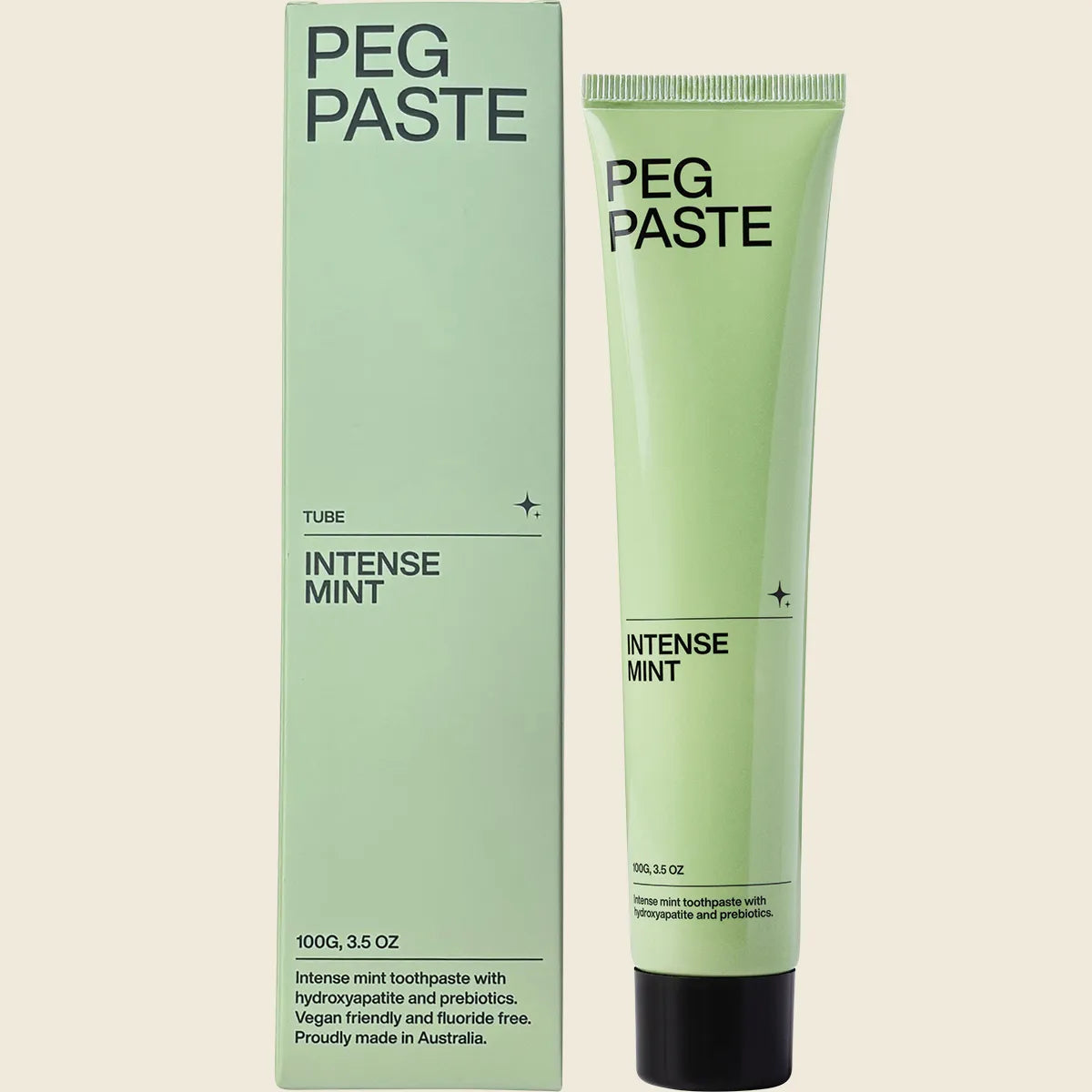 Peg Paste Natural Toothpaste with Hydroxyapatite Intense Mint 100g