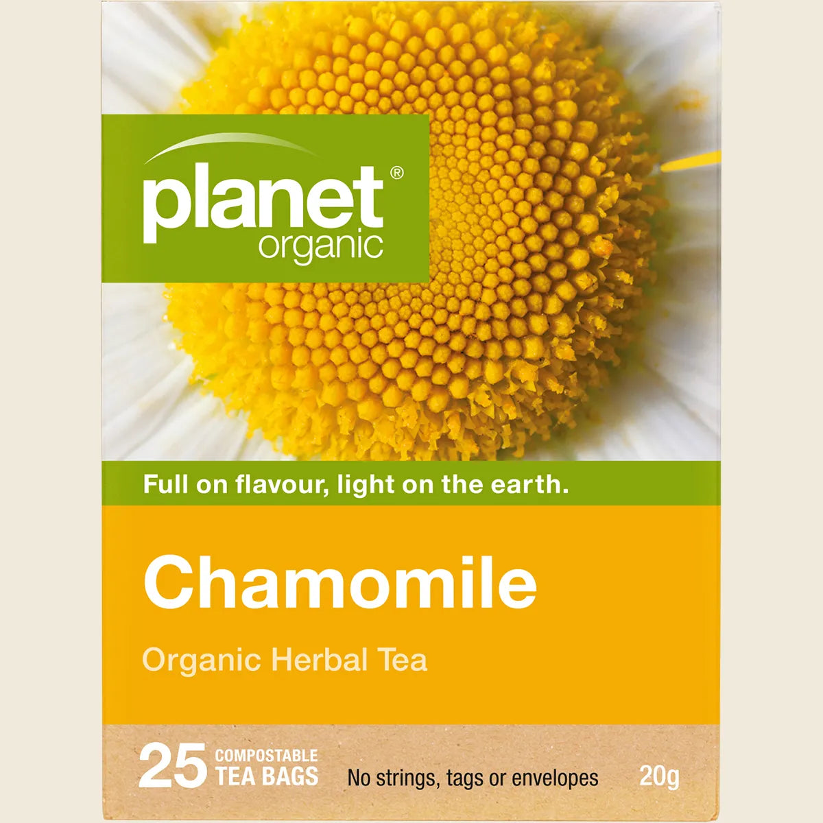 Planet Organic Organic Herbal Tea Chamomile X 25 Tea Bags