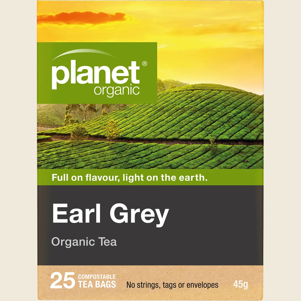 Planet Organic Organic Tea Earl Grey X 25 Tea Bags