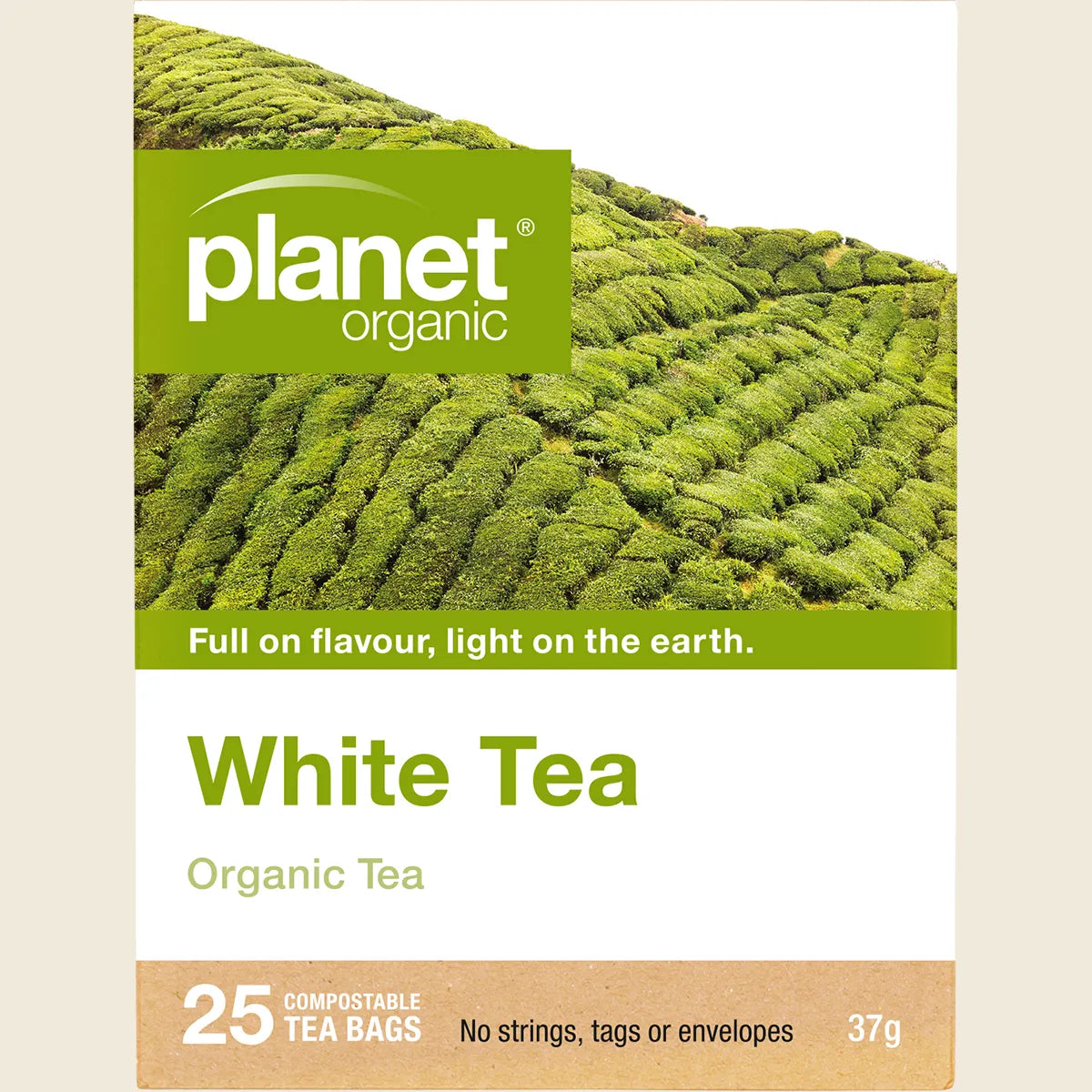 Planet Organic Organic Herbal Tea White Tea X 25 Tea Bags