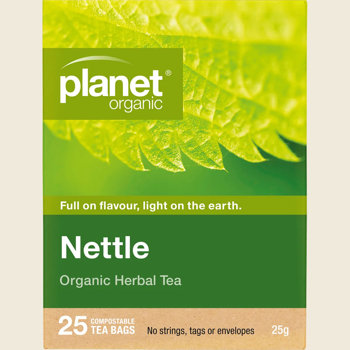 Planet Organic Organic Herbal Tea Nettle X 25 Tea Bags