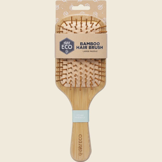 Ever Eco Bamboo Hair Brush Large Paddle
