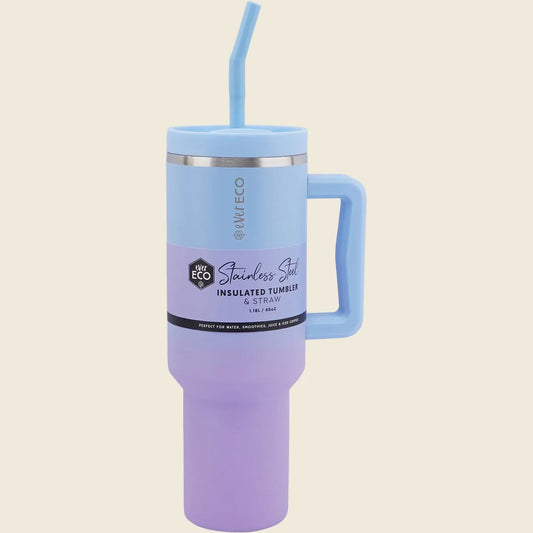 Insulated Tumbler with Handle & Straw Balance 1180ml