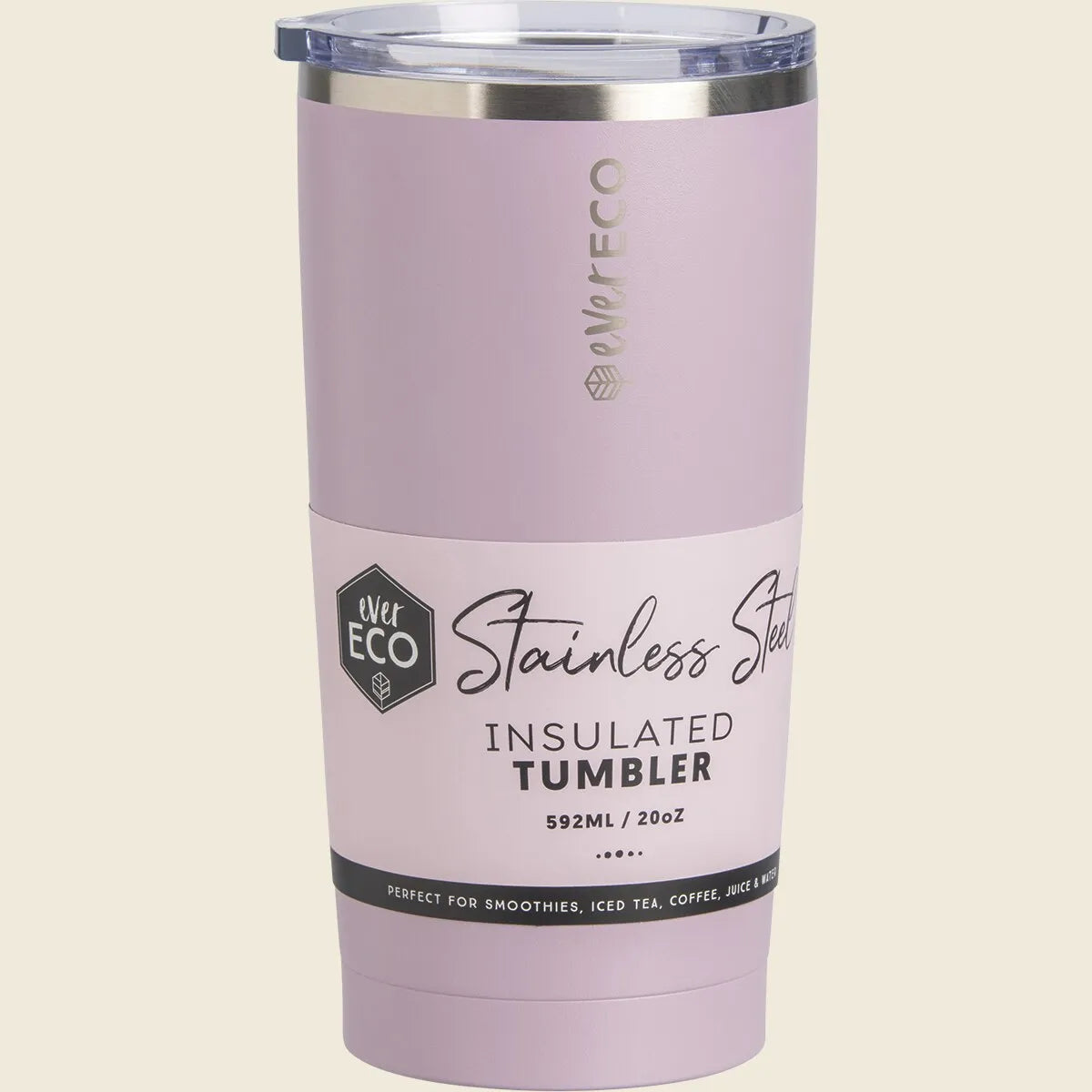 Ever Eco Insulated Tumbler Byron Bay Lilac 592ml