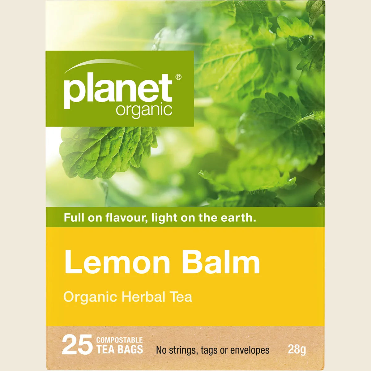 Planet Organic Organic Herbal Tea Lemon Balm X 25 Tea Bags