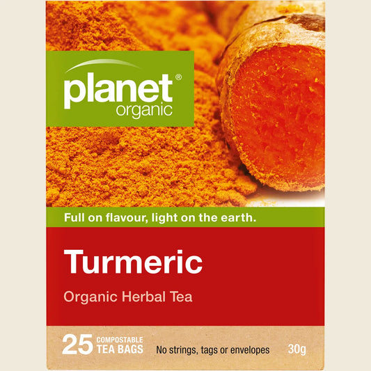 Planet Organic Organic Herbal Tea Turmeric X 25 Tea Bags