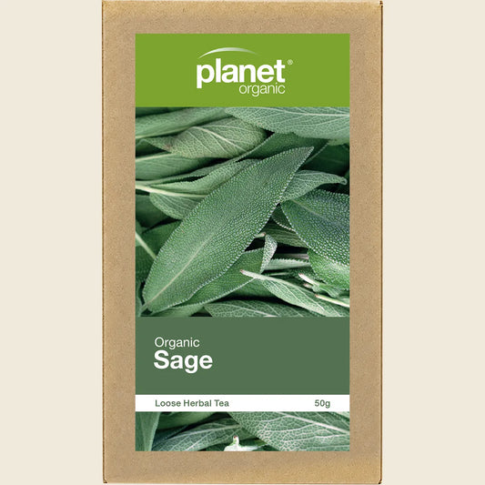 Planet Organic Organic Herbal Tea Sage Loose Leaf 50g