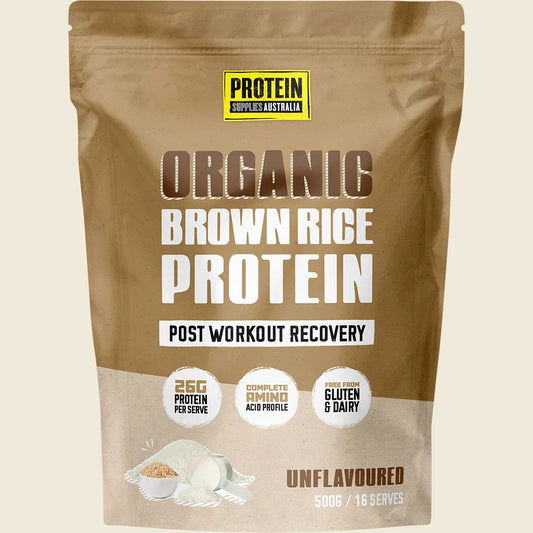 Organic Brown Rice Protein Unflavoured 500g