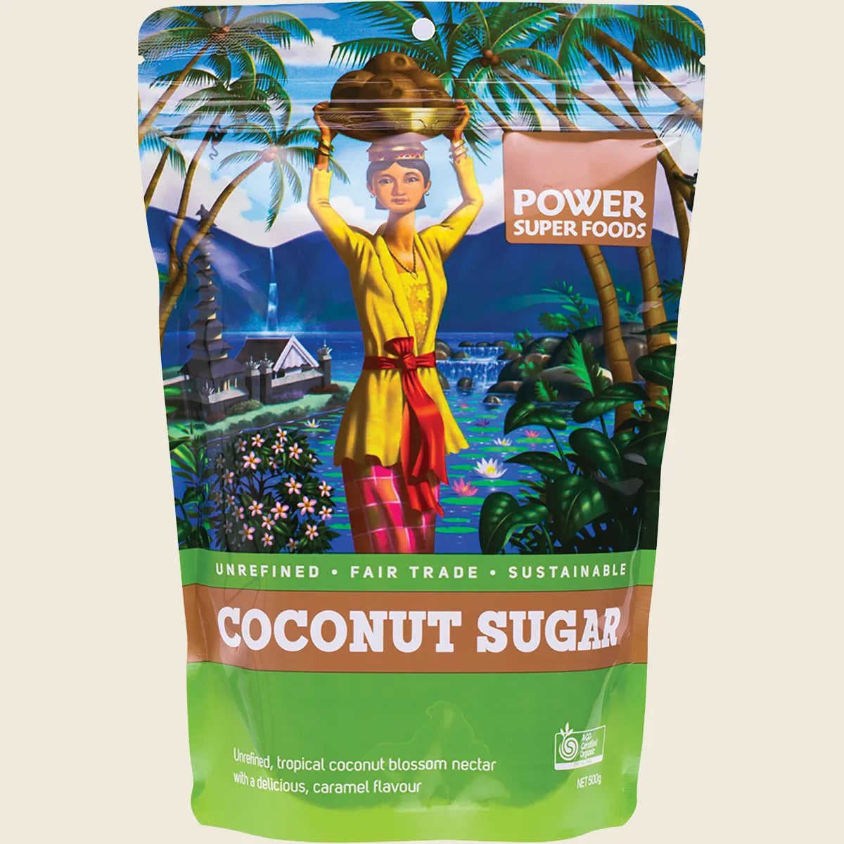 Power Super Foods Coconut Sugar Certified Organic 500g
