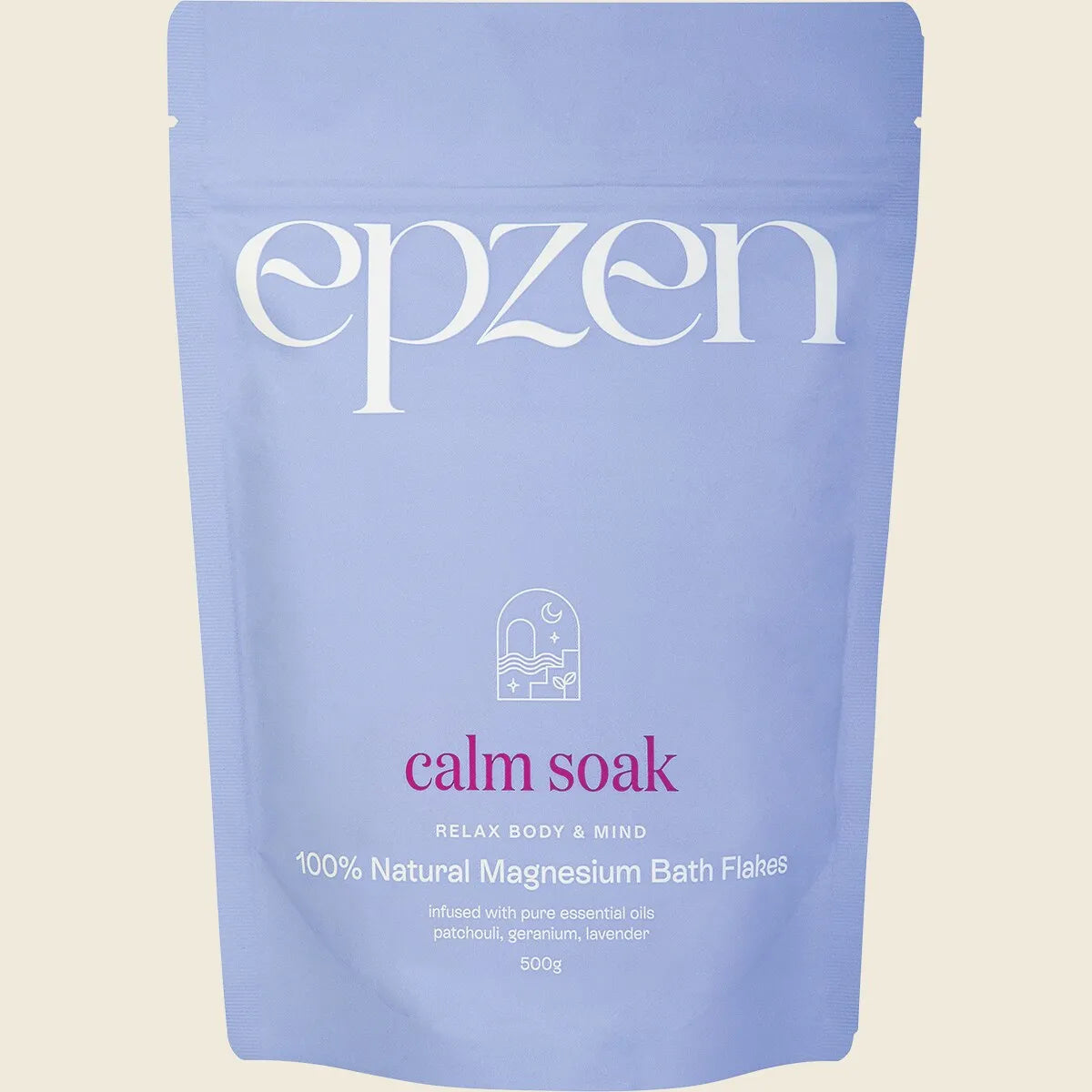 Magnesium Bath Flakes Calm Soak 500g