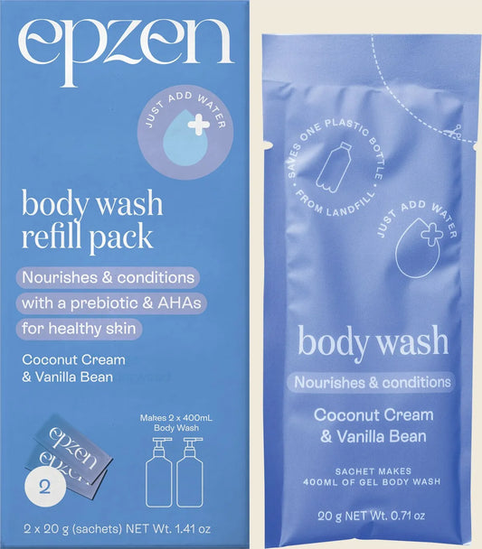Body Wash Refill Pack Coconut Cream & Vanilla Bean 2pk