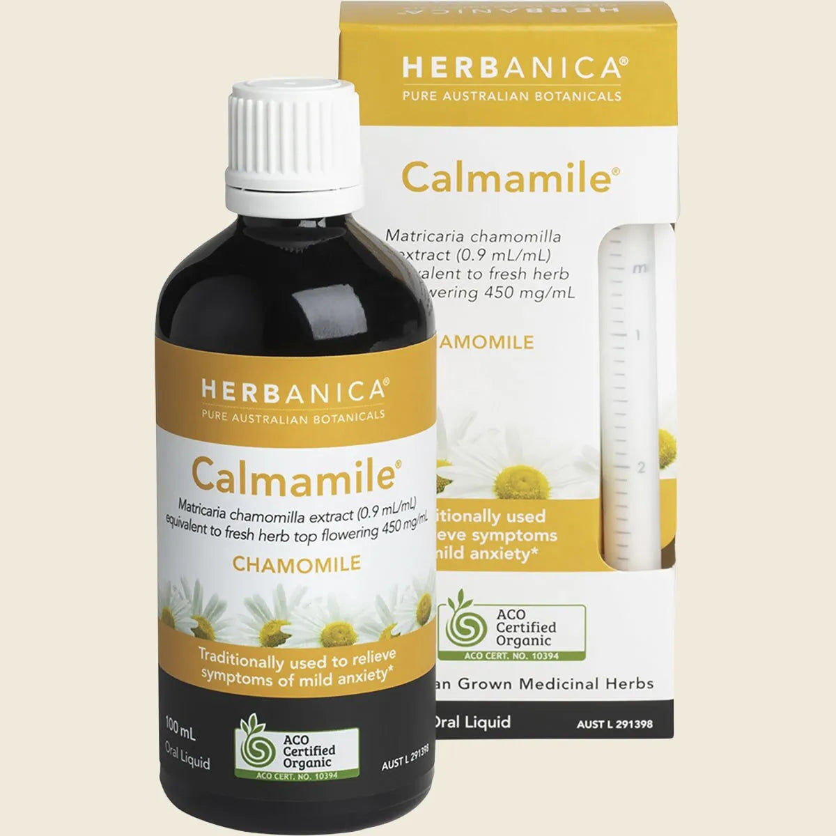 Herbanica Herbal Tincture Calmamile Chamomile 100ml
