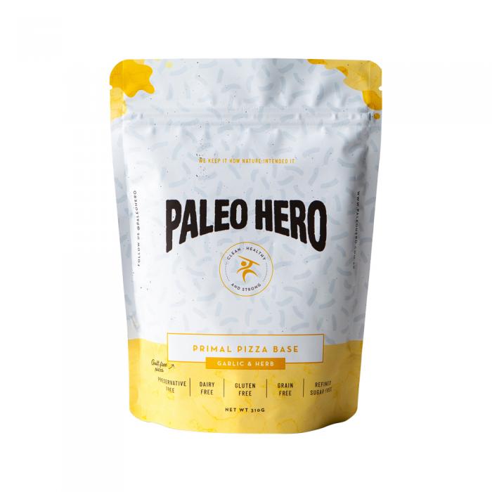 Paleo Hero Primal Mix Pizza Base Garlic And Herb 310g