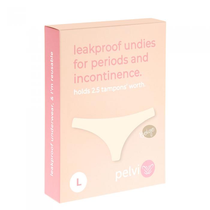 Pelvi Leakproof Underwear Bikini Beige L