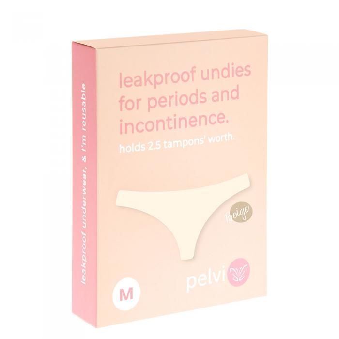 Pelvi Leakproof Underwear Bikini Beige M
