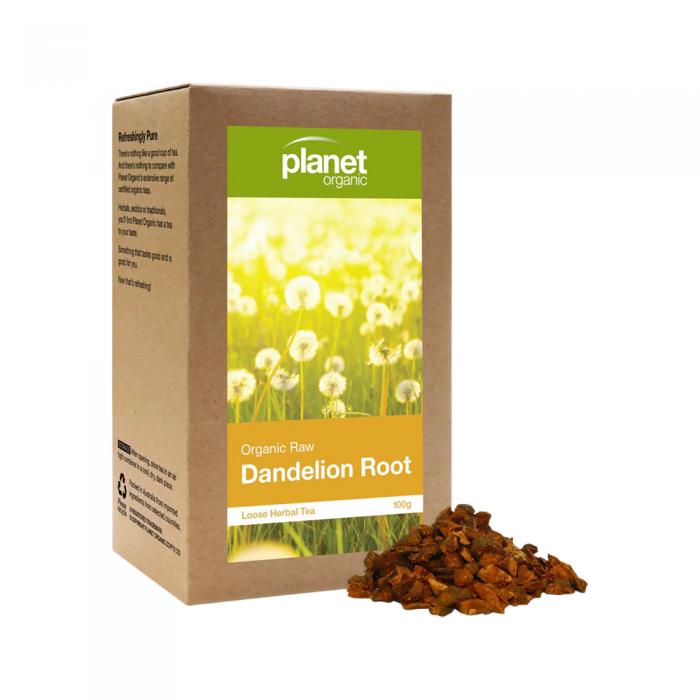 Planet Organic Organic Herbal Tea Dandelion Root (raw) Loose Leaf 100g