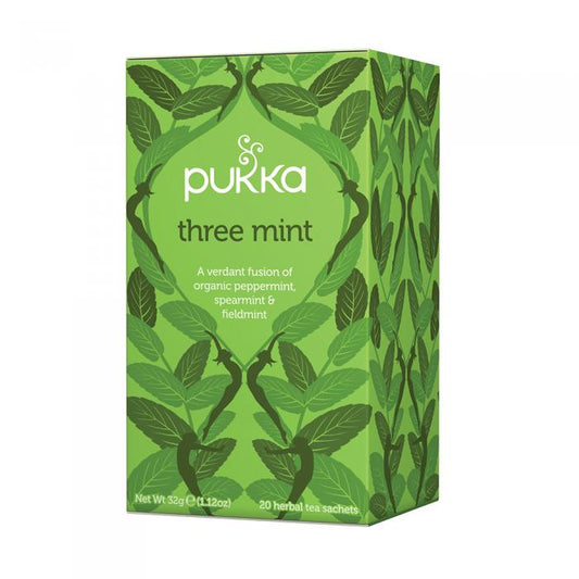 Pukka Organic Three Mint X 20 Tea Bags