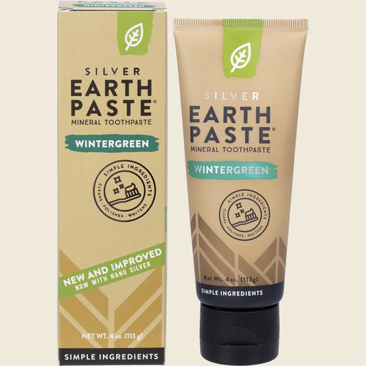 Earthpaste Toothpaste with Silver Wintergreen 113g