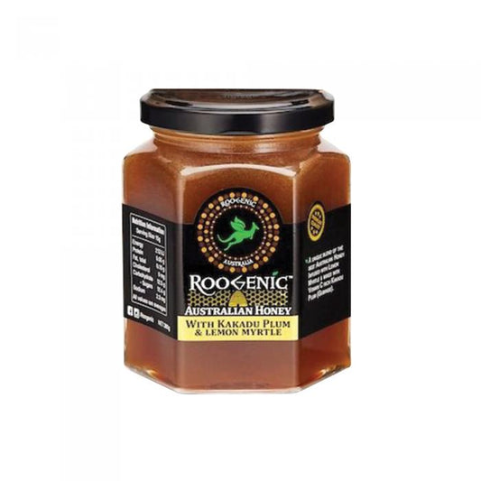 Roogenic Australian Raw Honey Infused With Lemon Myrtle 380g