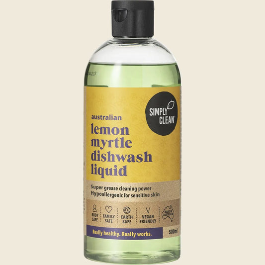 Simply Clean Dishwash Liquid Lemon Myrtle 500ml