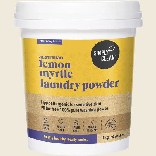 Simply Clean Laundry Powder Lemon Myrtle 1kg