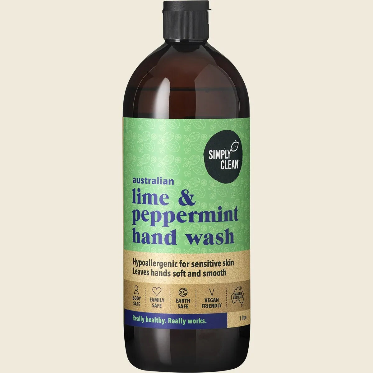 Hand Wash Lime & Peppermint 1000ml