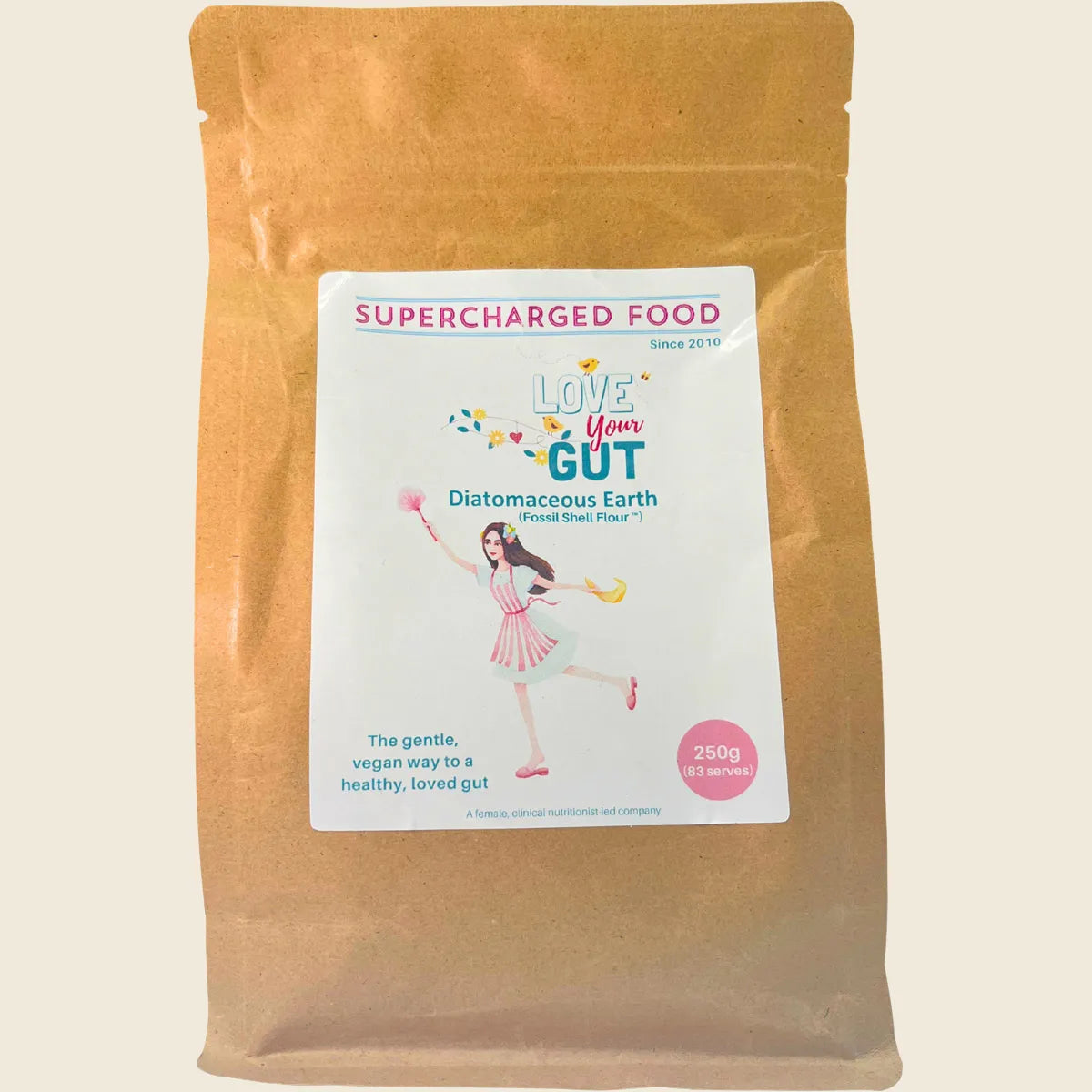 Supercharged Food Love Your Gut (diatomaceous Earth) 250g
