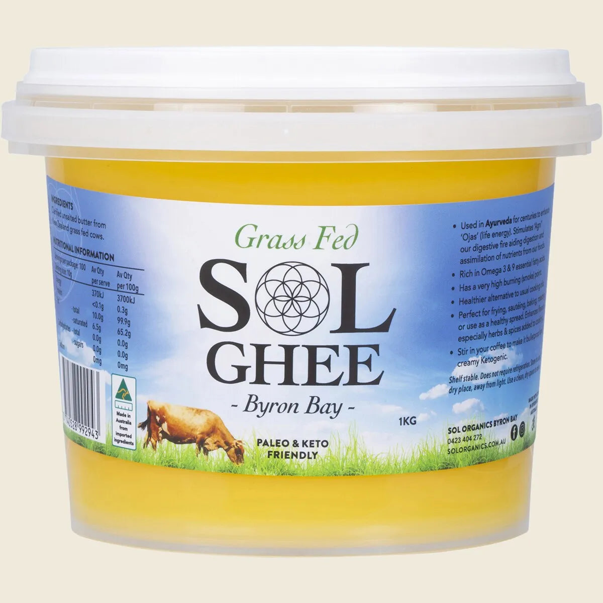 Grass Fed Ghee 1kg