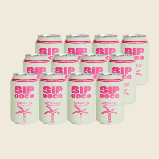 Sip Coco Watermelon Coconut Water Can 12x330ml