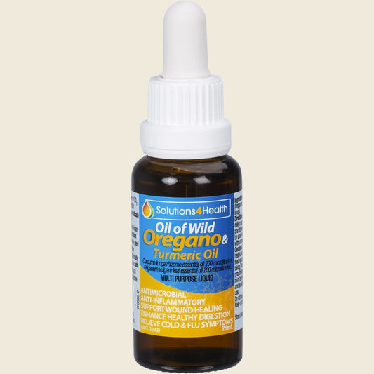 Solutions 4 Health Oil Of Wild Oregano & Turmeric Oil 25ml