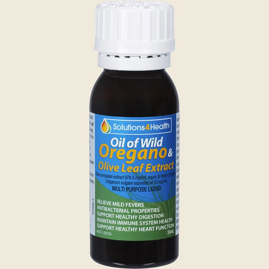 Solutions 4 Health Oil Of Wild Oregano & Olive Leaf Extract (fortified Defence) 50ml