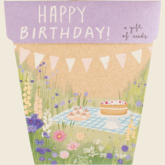 Gift of Seeds Happy Birthday Picnic