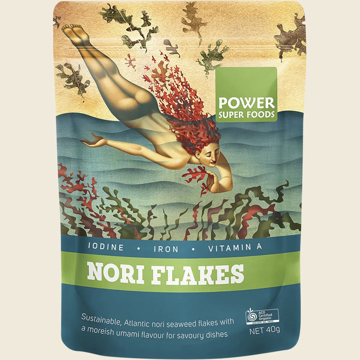 Nori Flakes Certified Organic 40g