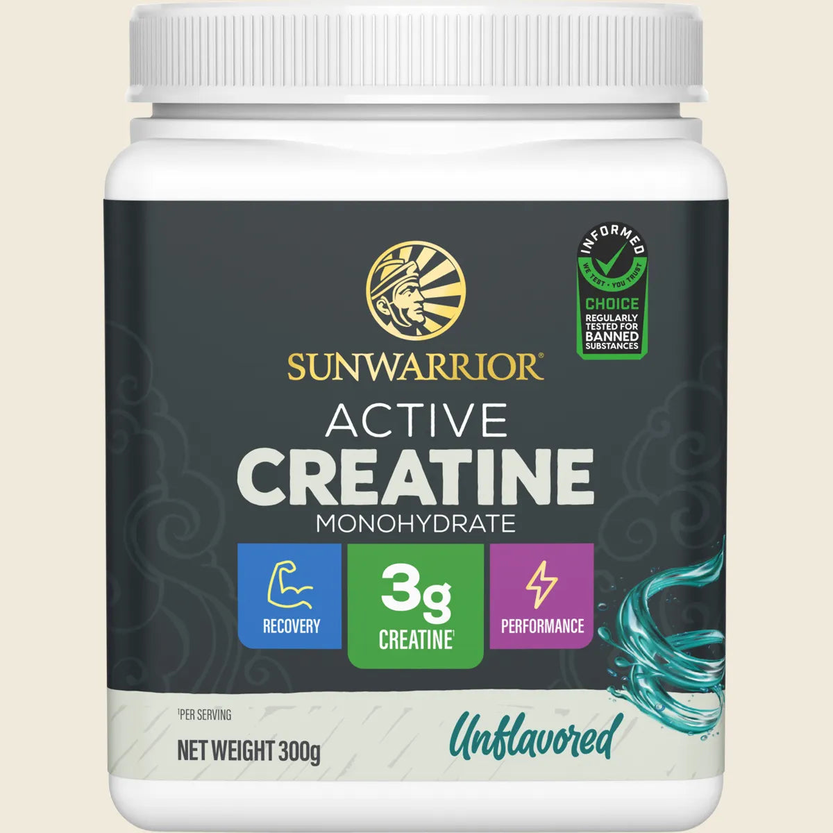Sunwarrior Active Creatine Monohydrate Unflavoured 300g