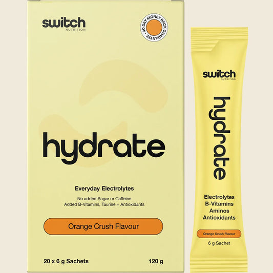 Hydrate Electrolytes No Added Sugar Orange Crush 20x6g