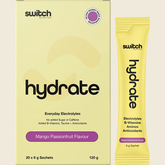 Hydrate Electrolytes No Added Sugar Mango Passionfruit 20x6g