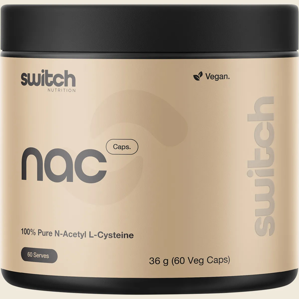 NAC 100% N-Acetyl L-Cysteine 60 Caps