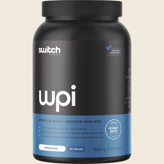 WPI PROTEIN Premium Whey Protein Isolate Unflavoured 900g