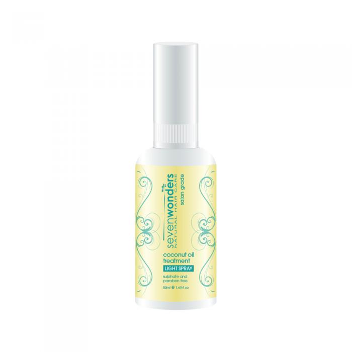 Seven Wonders Natural Hair Care Coconut Oil Treatment Light Spray 50ml
