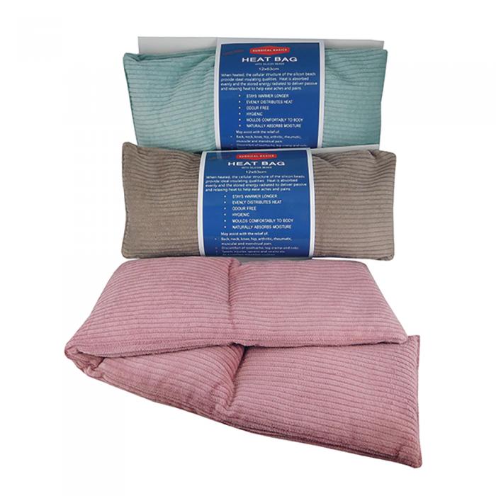 Surgical Basics Heat Pack Silicon Beads 63x12cm Corduroy Long (various Colours)