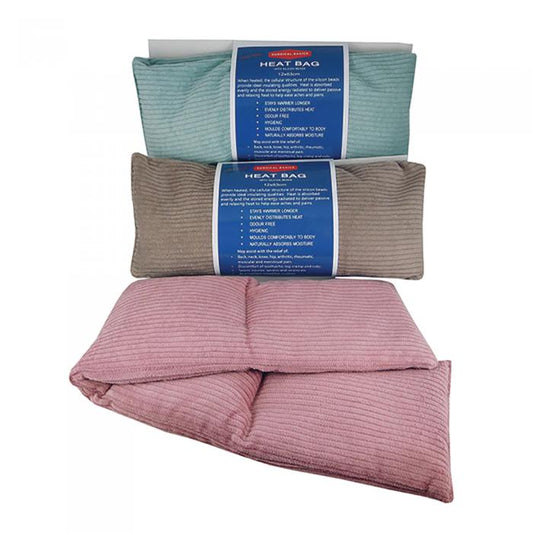 Surgical Basics Heat Pack Silicon Beads 63x12cm Corduroy Long (various Colours)